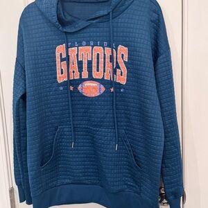 Florida Gators Hoodie Navy Blue Large NCAA Football Sweatshirt Cozy Gameday